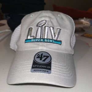 NEW SUPER BOWL LIV KC CHIEFS SF 49ERS HAT CAP 47MVP NFL 2020 Clean Up Adjustable